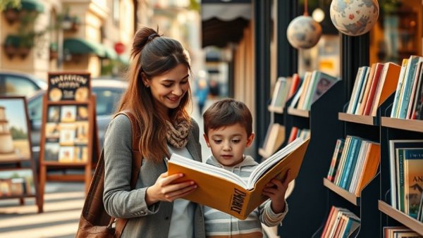 Community book browsing at donation location in the Triangle.