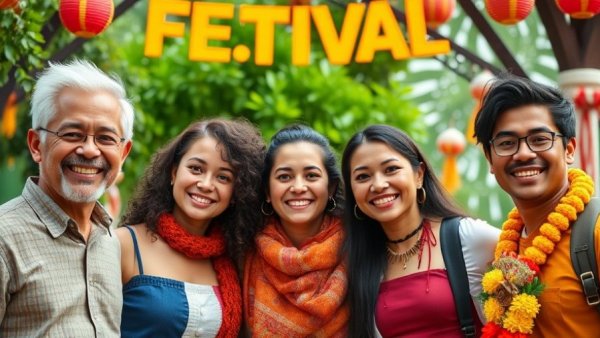 Tacos ‘n Taps festival attendees celebrating in Cary.