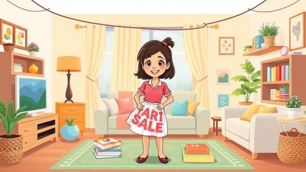 Grace Filled Free Market flyer illustration with colorful design.