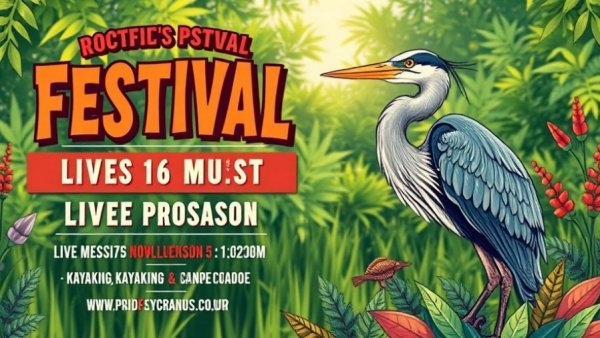 Haw River Festival poster with event details and activities.