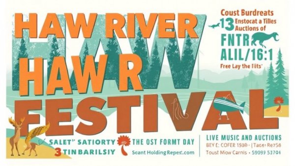 Haw River Festival 2026 flyer with event details.