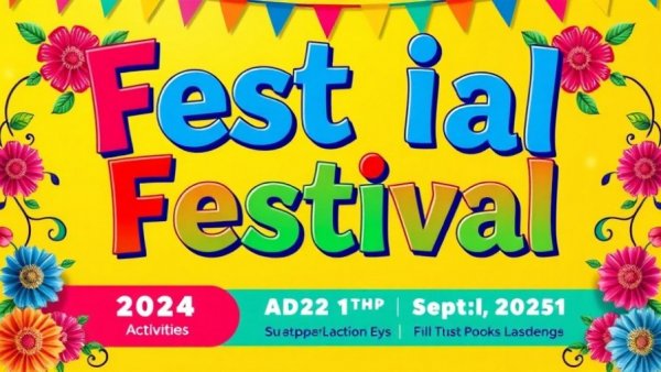 Ritmo Latino Festival in Cary poster with colorful designs and date details.