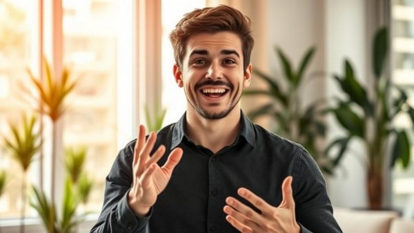 Young man discusses $1.1B Greenville SC Upgrade indoors.