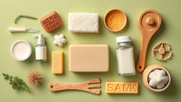 How To Store Shampoo Bars - eco-friendly arrangement with bar accessories.