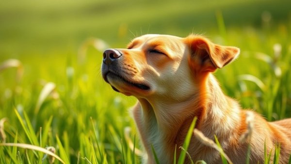 The Great Pup Meet Up: Adorable dog basking in sunlight.