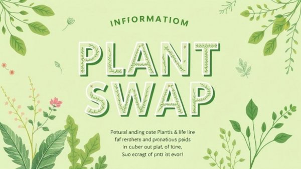 Plant Swap flyer for City of Raleigh Museum event.