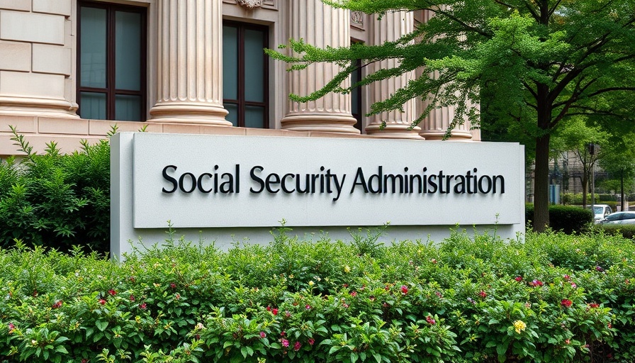 Social Security Administration sign symbolizing privacy protection in technology.