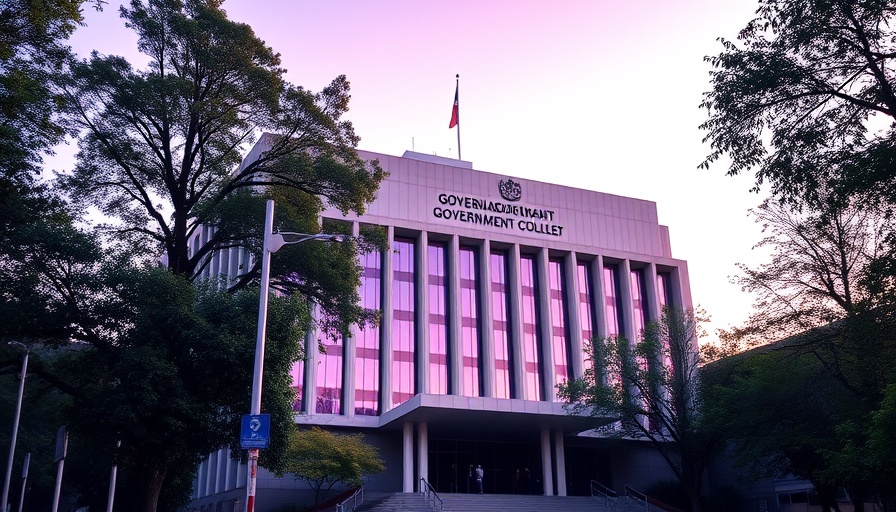 Government affairs update banner with Raleigh building