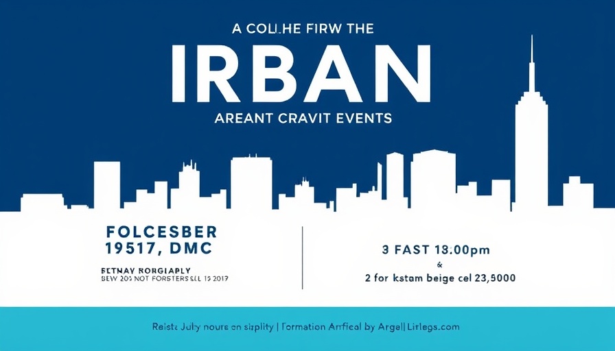 Third Friday Durham Art Walk event poster with city skyline.