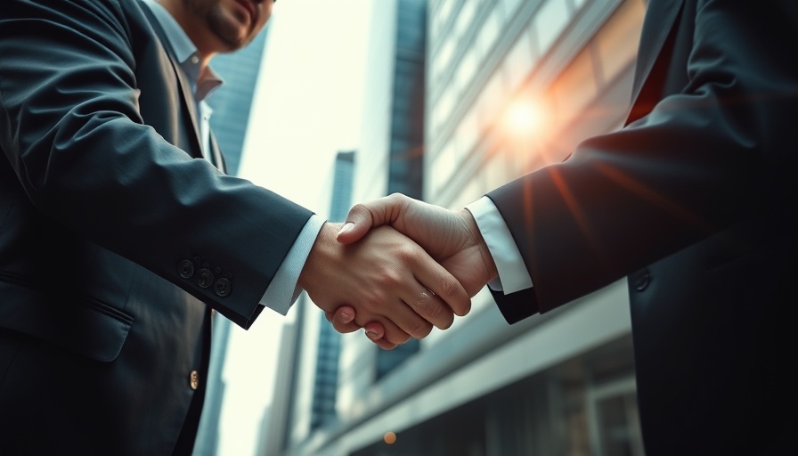 Business handshake symbolizing Retail Media Networks First-Party Data exchange.