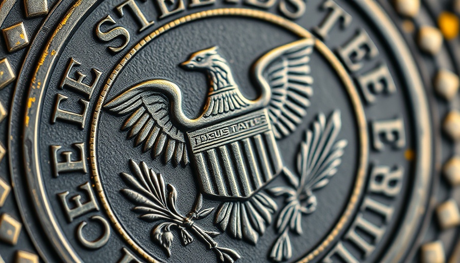 Close-up of Federal Reserve seal reflecting Banks Increase Dividends.