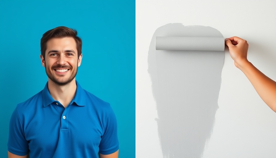 Joe Crisara's Business Lessons: Man smiling next to a painted wall.
