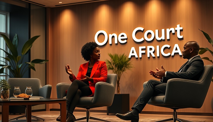 NBA social entrepreneurship in Africa panel discussion with 'One Court Africa' branding.