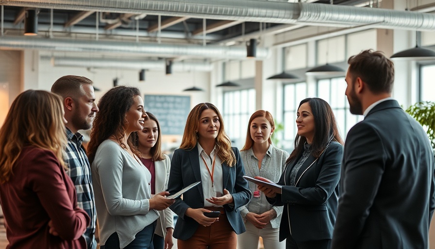 Diverse professionals discussing in a modern office - Mastering Your Nervous System.