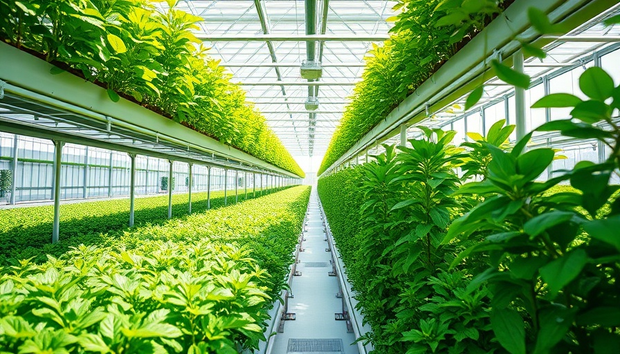 Modern vertical farming system showcasing sustainability.