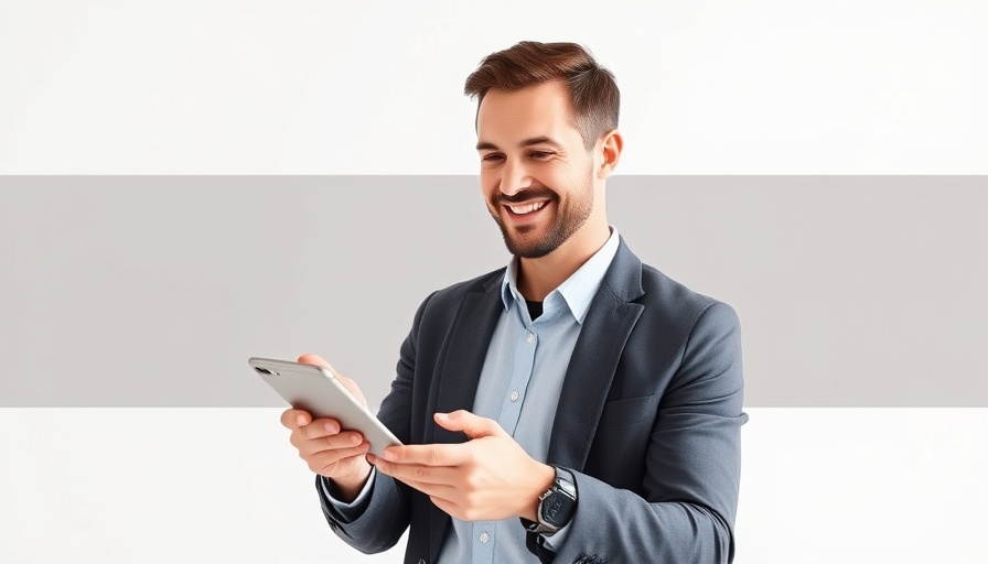 Business poster on payments automation and AI trends.