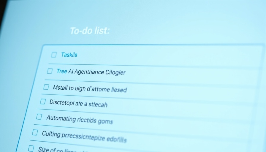 AI agents for productivity interface with task list and automations.