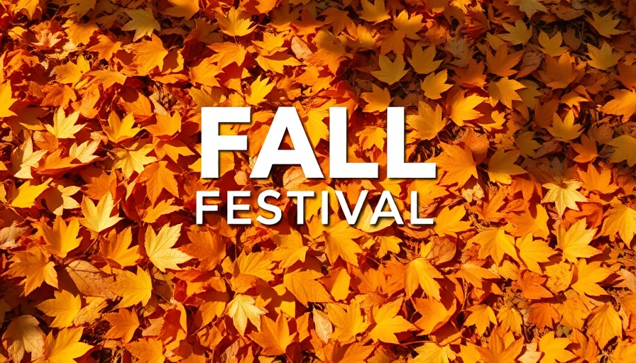 Fall festivals in the Triangle: vibrant autumn leaves background.