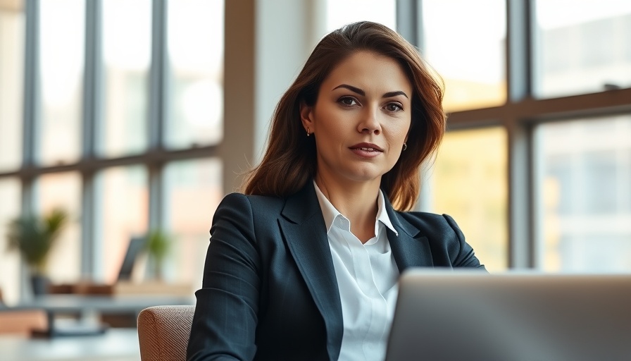 Confident woman in bright office representing women-owned small businesses economic growth.