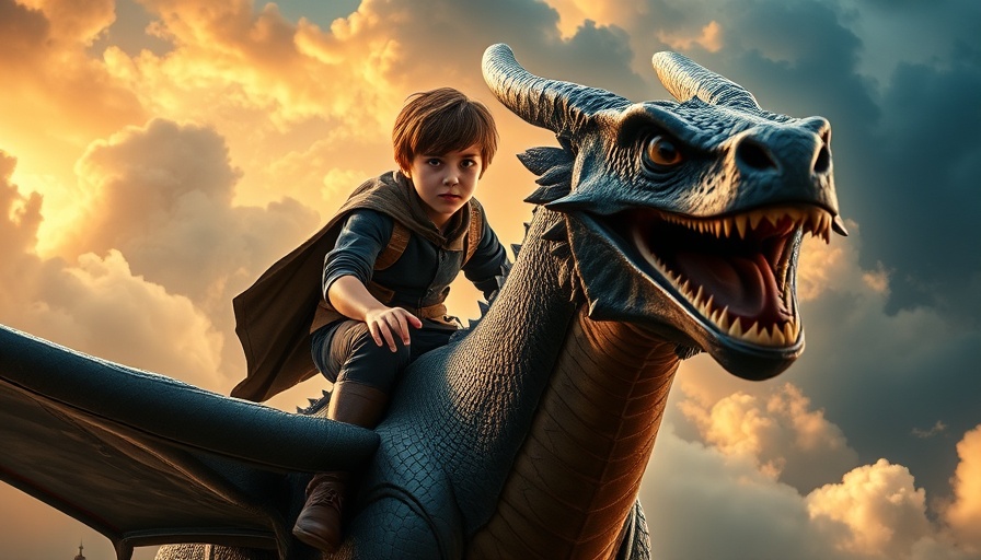 Universal Pictures AI Legal Warning: 'How to Train Your Dragon' poster with rider on dragon.