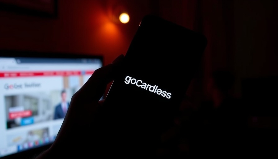 Smartphone displaying GoCardless logo, Mollie GoCardless acquisition.