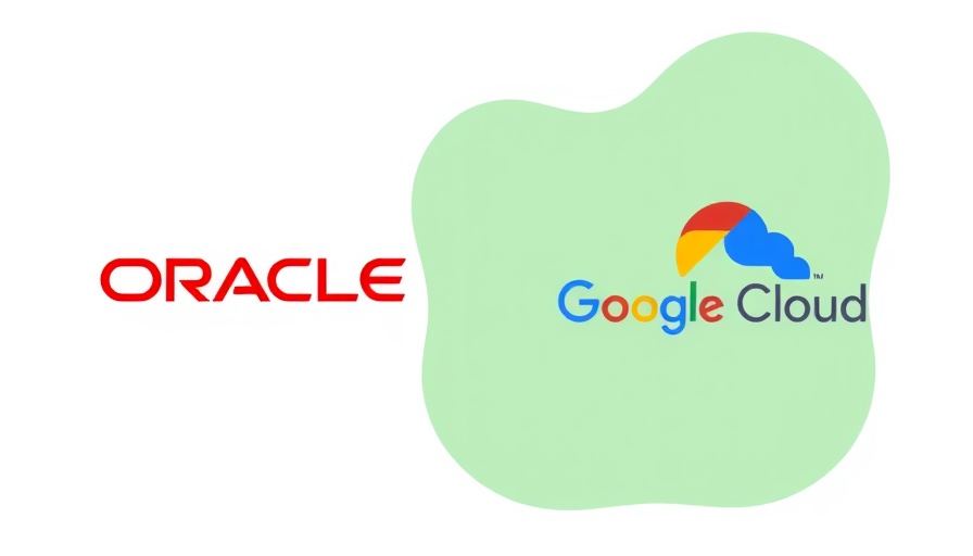 Oracle Generative AI Service collaboration with Google Cloud logos.