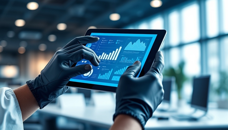 Digital marketing trends concept with tablet and infographics