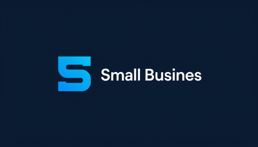 Minimalistic blue logo with text 'Small Business Trends'.