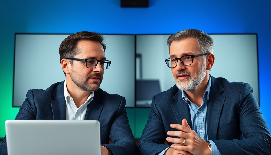 Two professionals in an online discussion about personalized pricing.