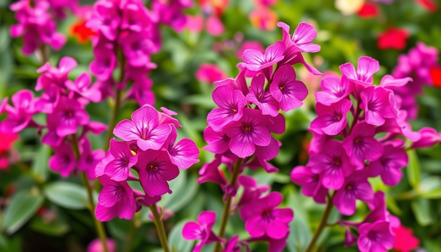 Vibrant angelonia flowers blooming in a lush garden, how to grow angelonia