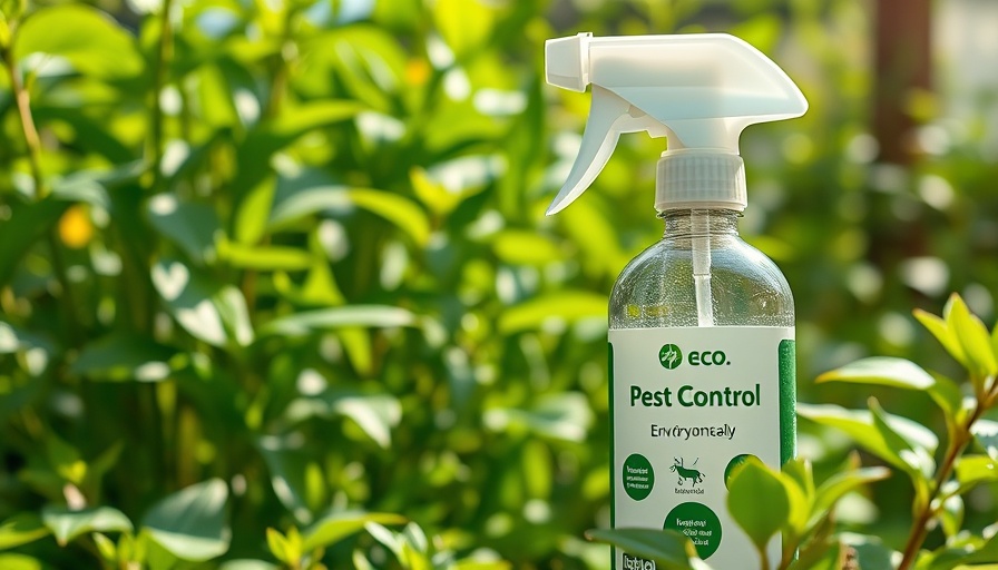 Eco-friendly pest control spray for lower-impact solutions.