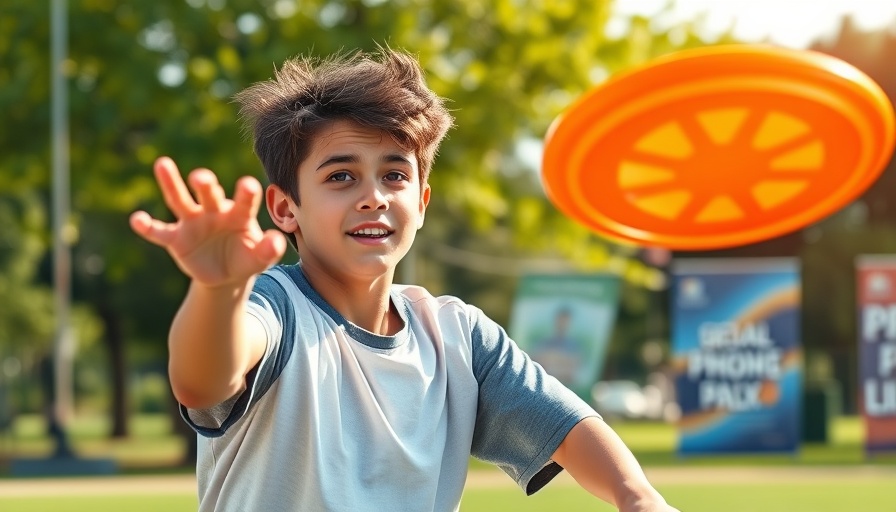Youth enjoying Free Ultimate Frisbee Day with lively action.