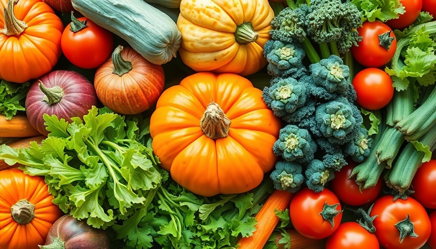 Colorful vegetables on Texas Gardener magazine cover, resilient gardening in Texas.