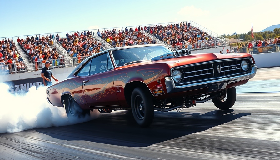 North Carolina attractions include classic car racing events on sunny racetracks.