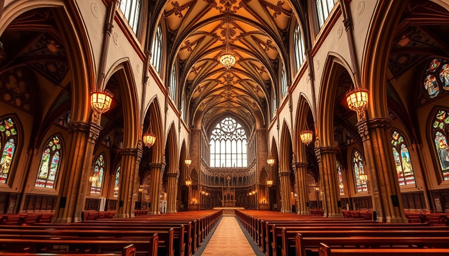 Gothic architecture of Duke University Chapel for free concerts.