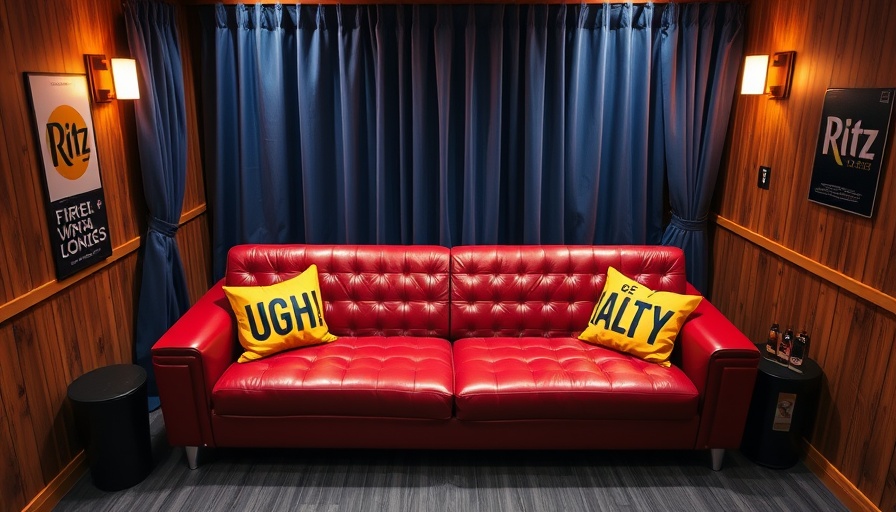 Ritz Salty Club event lounge with branded decor and 'No Smiles Allowed' signs.