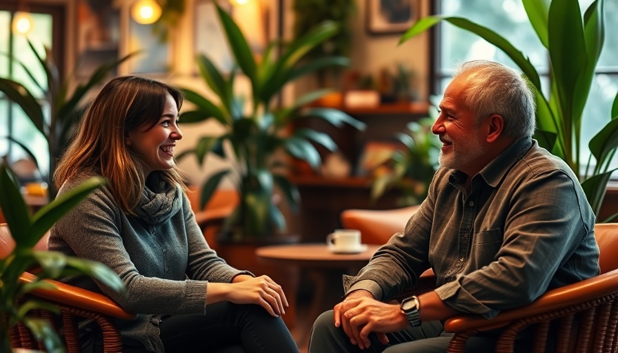 Indoor eco-friendly gardening discussion with greenery and decor.