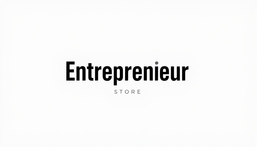 Minimalist Entrepreneur Store logo on a white background.