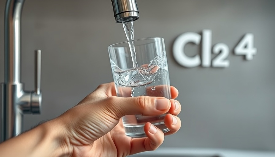 Glass being filled from faucet for how to dechlorinate tap water.