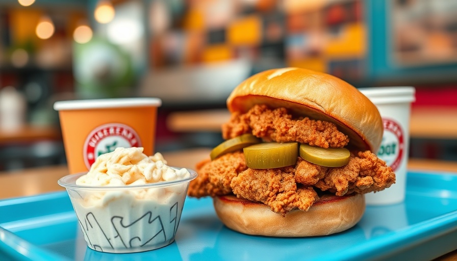 Bossy Beulah's Friendsgiving Feast with fried chicken sandwich.