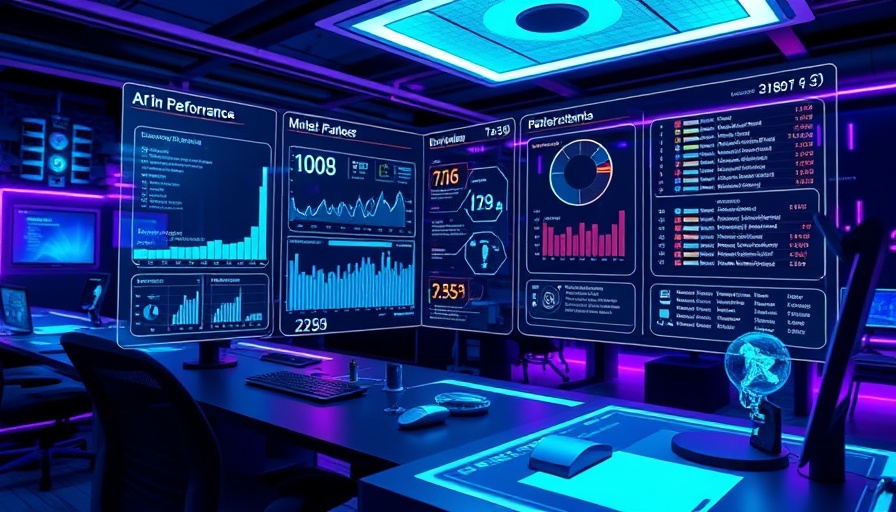 Futuristic digital workspace with AI holographic interface for AI video game tutor salary analysis.