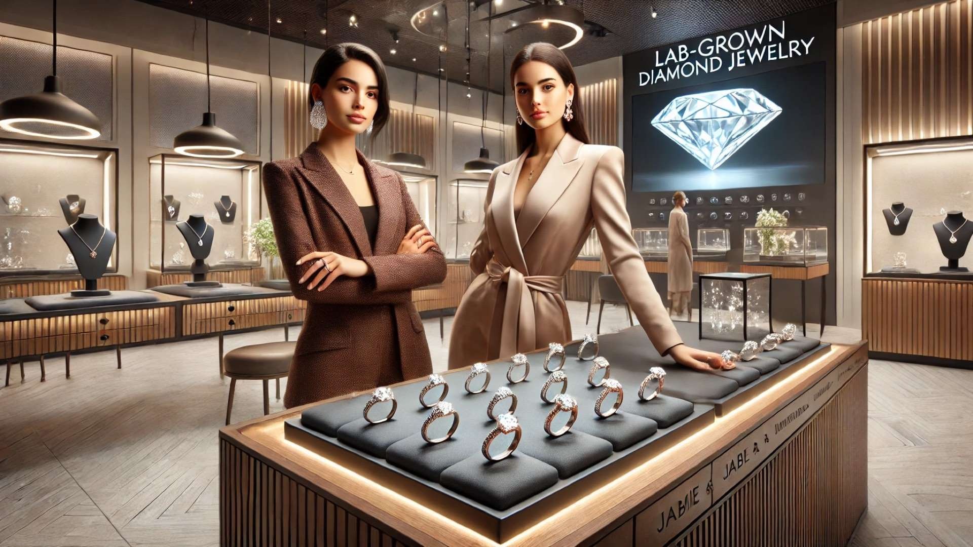 luxurious, eco-conscious showroom inspired by The Diamond Lab’s ethos