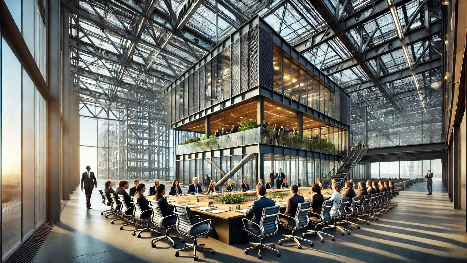 capturing the themes of leadership, sustainability, and innovation within the metal construction industry