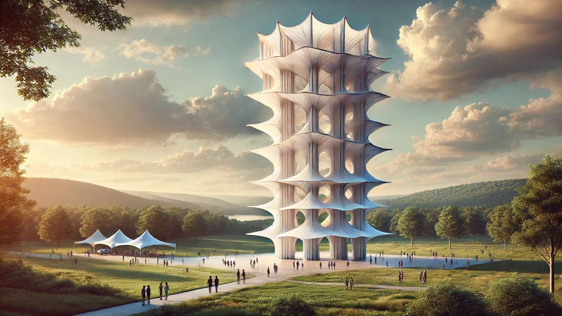 Tower installation at Storm King Art Center — a striking blend of sculpture, architecture, and landscape that captures the harmony between innovation and nature