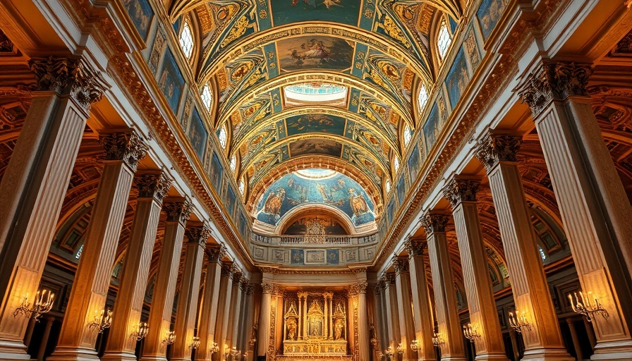 Ornate restored cathedral interior showcasing architectural restoration