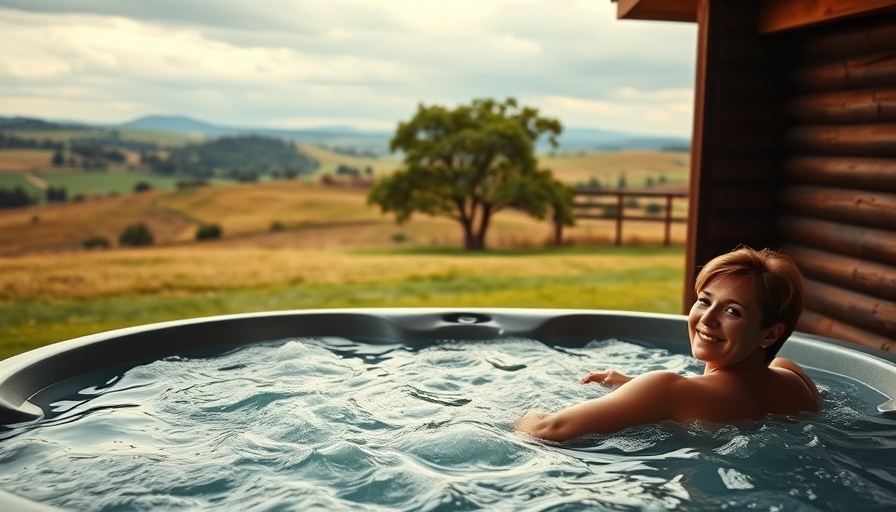 Luxury retreats with outdoor hot tubs offering scenic countryside views.