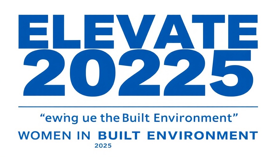 Built Environment Summit 2025 registration poster