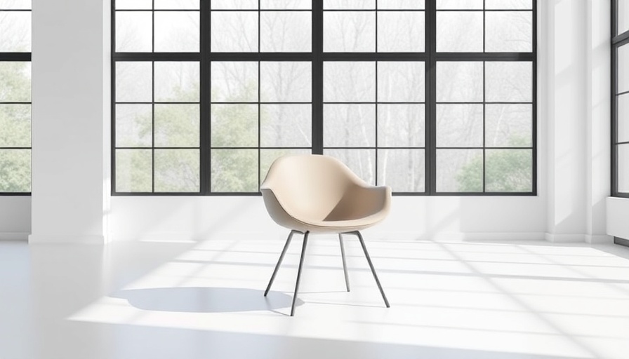 Modern Mok-04 chair with sleek design in minimal room