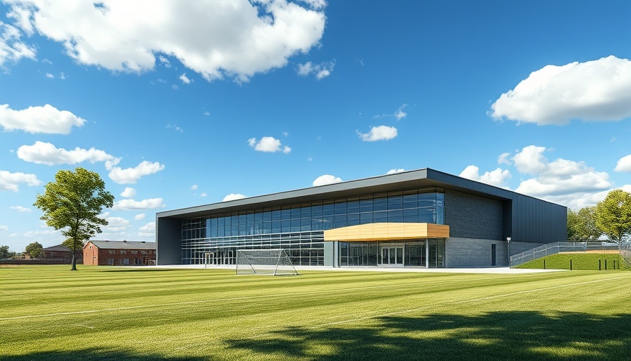 Daillens Sports Facility rural landscape modern building