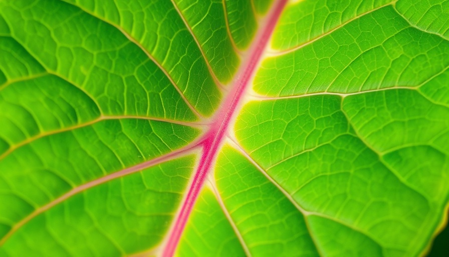 Detailed green leaf texture, soft natural lighting, high detail macro.